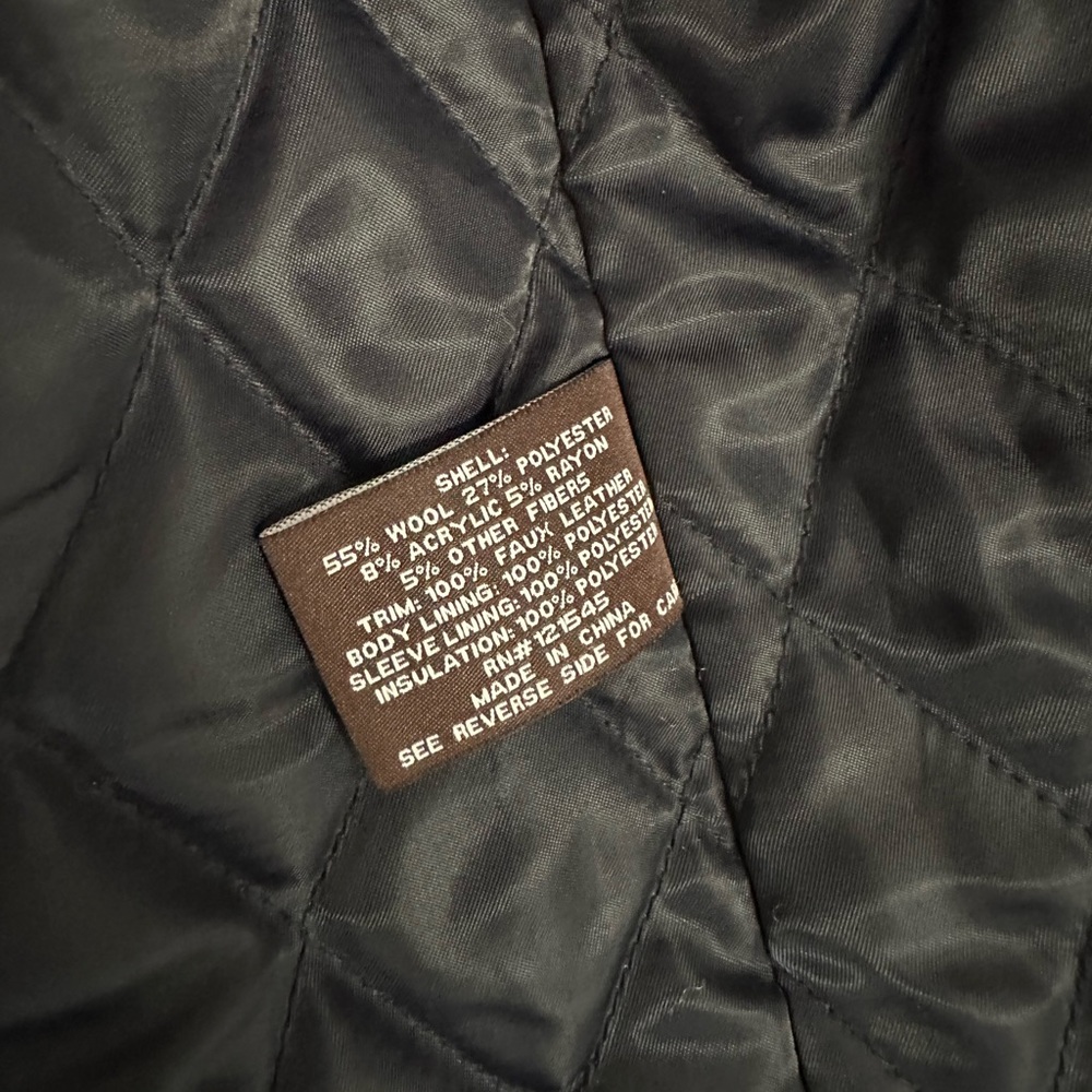 Michael Kors Wool Jacket XL Black - Picture 7 of 9